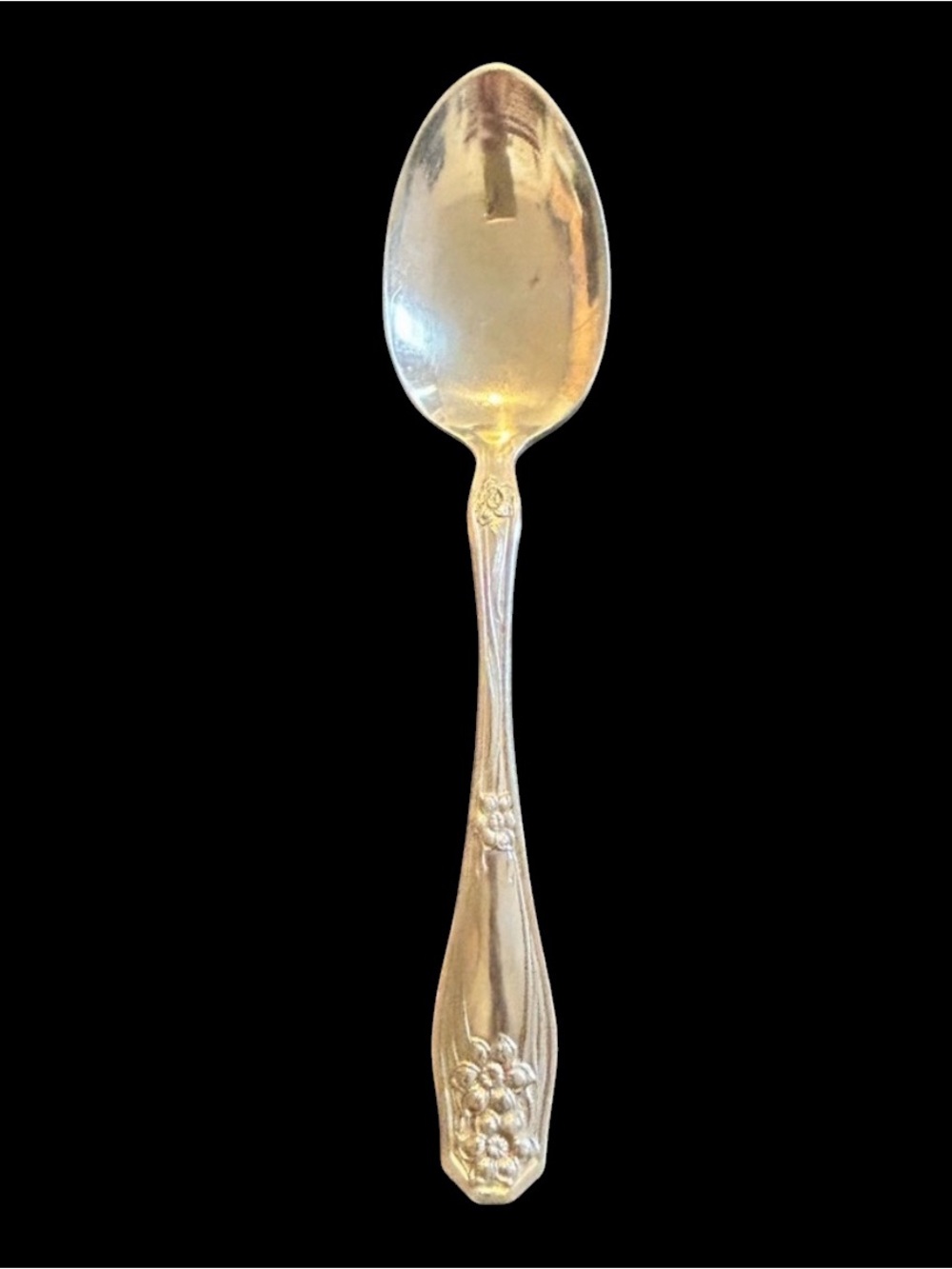 Rogers Nickel Silver Art Nouveau Spoon- silver plated